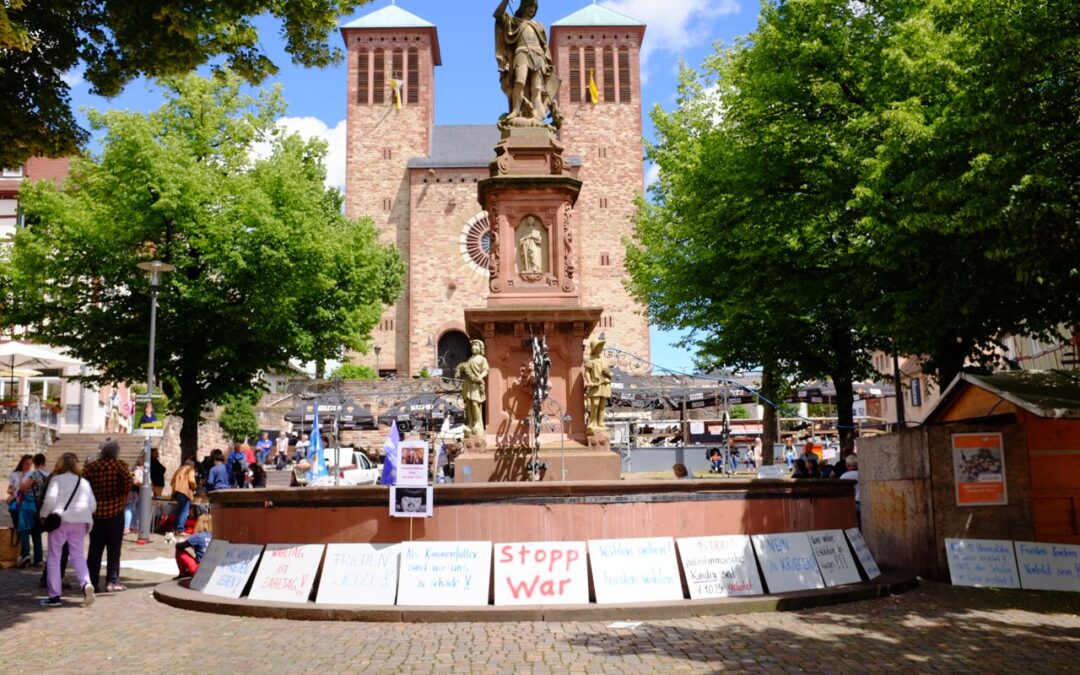 30.5.24 Friedensmarsch Heppenheim-Bensheim – Ein klares Zeichen gegen Kriegshetze und für Diplomatie